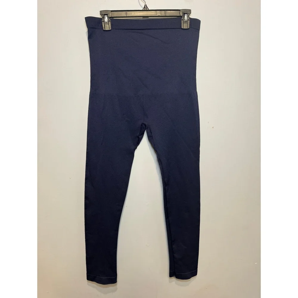 Shapermint Essentials Women 2XL Navy Blue High Waisted Shaper Leggings 42075